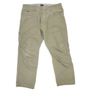 Kuhl REVOLVR Pants Men 36x30 Brown Hiking Outdoor Stretch Travel Nylon Outdoors